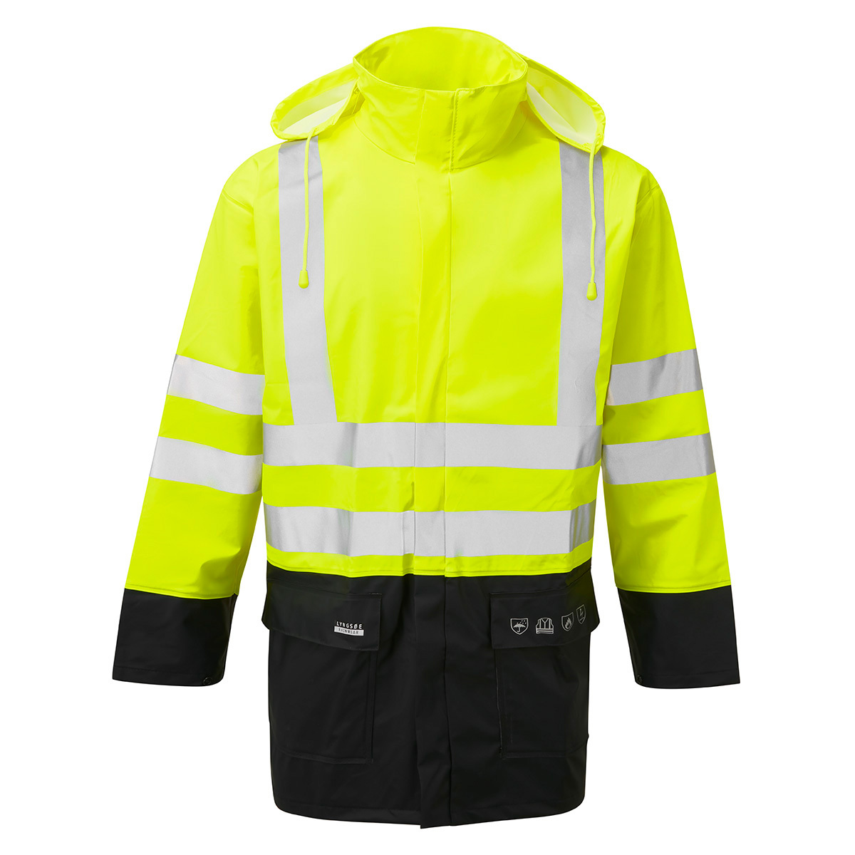 Microflex Anti-Static Flame Retardant Two-Tone Hi-Vis Rain Jacket