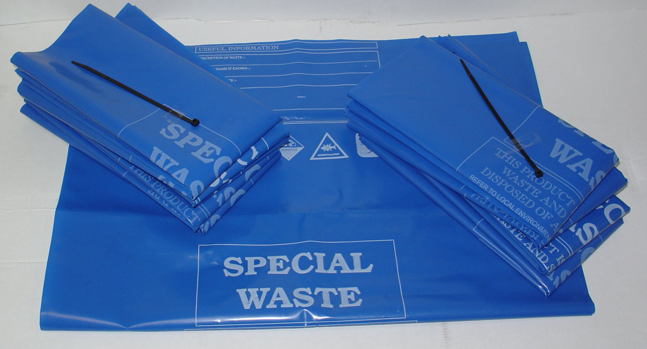 Hazardous Waste Disposal Bag &amp; Tie