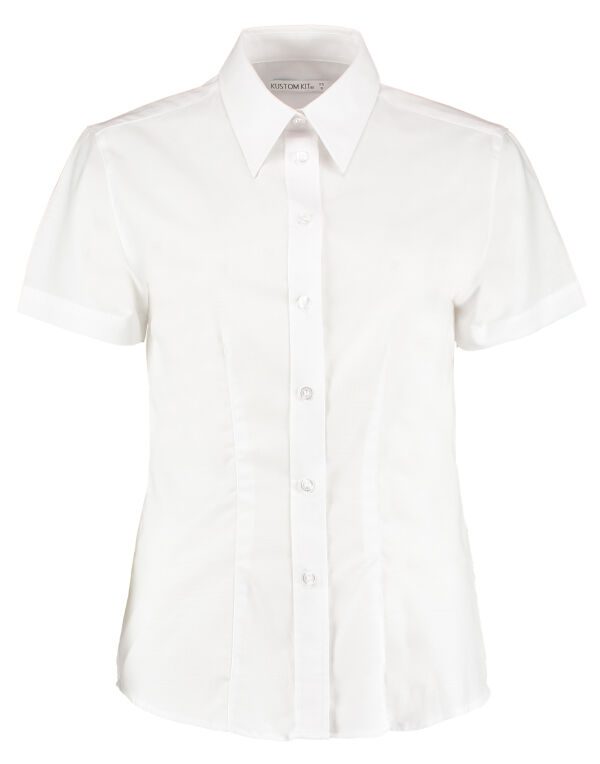KK360 Ladies Short Sleeve Oxford Blouse Inc. Air Products Embroidery FLB
