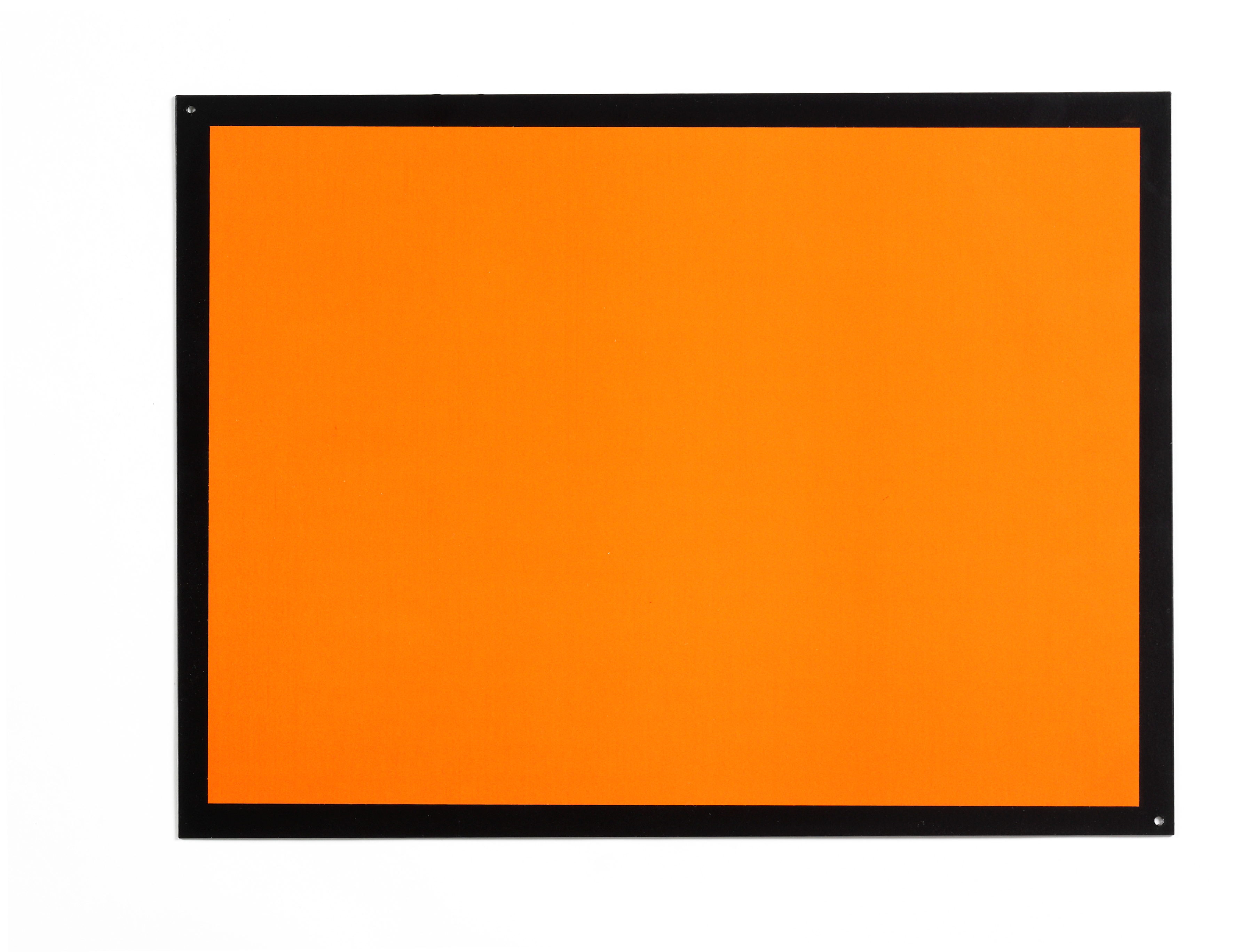 Orange Hazchem Plate Aluminium 300 x 400mm