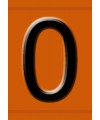 Hazchem Embossed Triplex Digit Numeral 0