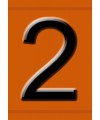 Hazchem Embossed Triplex Digit Numeral 2