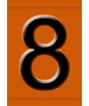 Hazchem Embossed Triplex Digit Numeral 8