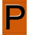 Hazchem Embossed Triplex Digit Letter P