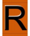 Hazchem Embossed Triplex Digit Letter R